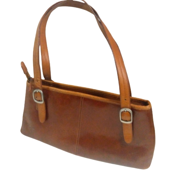 Kenneth Cole Satchel Top Handles Bagget Leather Purse Zip